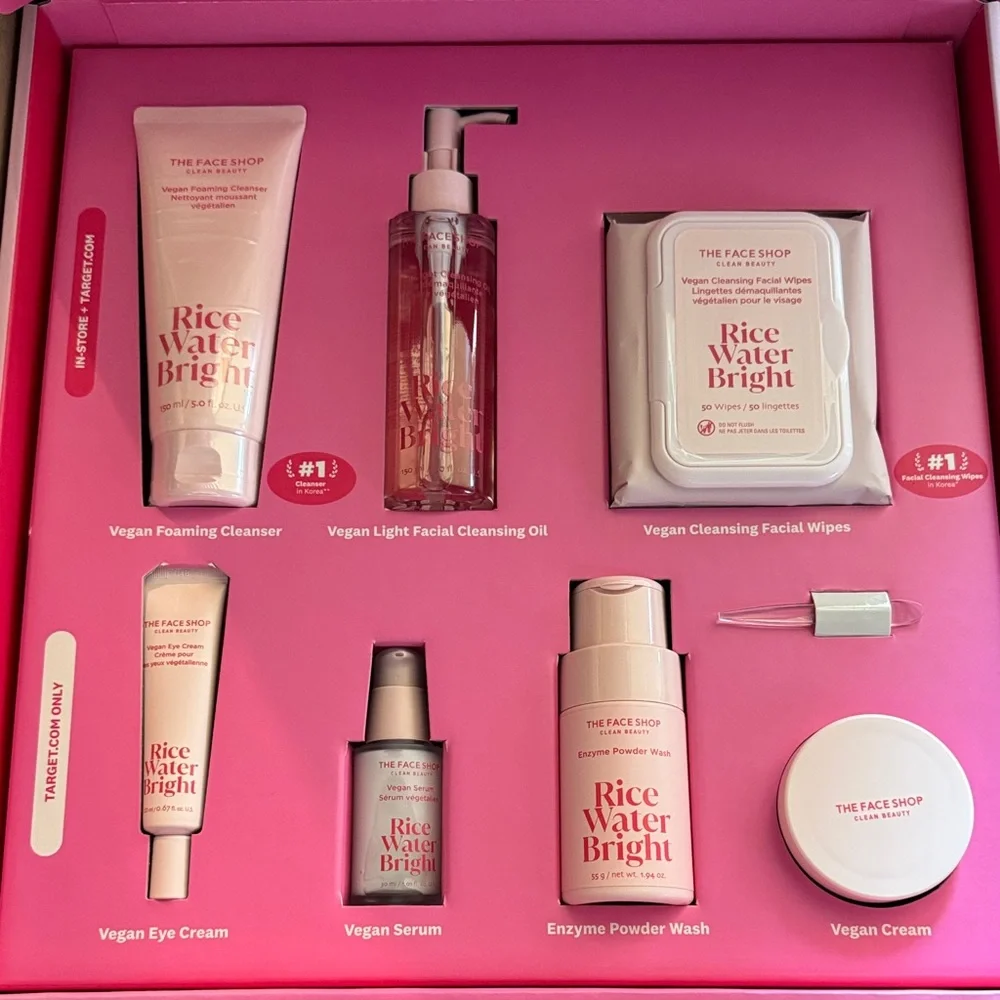 UNOPENED Set The Face Shop Rice Water Bright Skincare Set - Picture 1 of 2